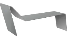 Планка примыкания для мягкой кровли Гранд Лайн 0,4 ПЭ с пленкой RAL 7004 сигнальный серый (2м)