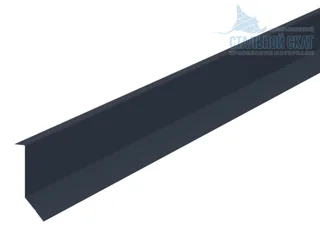 Планка примыкания в штробу 46х25х2000 (Викинг МП-01-7016-0.45)