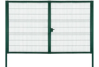 Ворота Профи с замком 2,03х4,0 RAL 6005