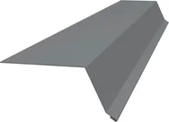 Планка капельник 100х55 Гранд Лайн 0,45 ПЭ с пленкой RAL 7004 сигнальный серый (3м)