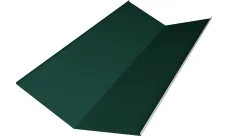 Планка ендовы нижней 300х300 Гранд Лайн 0,4 ПЭ с пленкой RAL 6005 зеленый мох (2м)